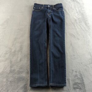 Levis 511 Jeans Mens 28x30 Blue Dark Wash Slim Stretch Denim Contrast Stitching
